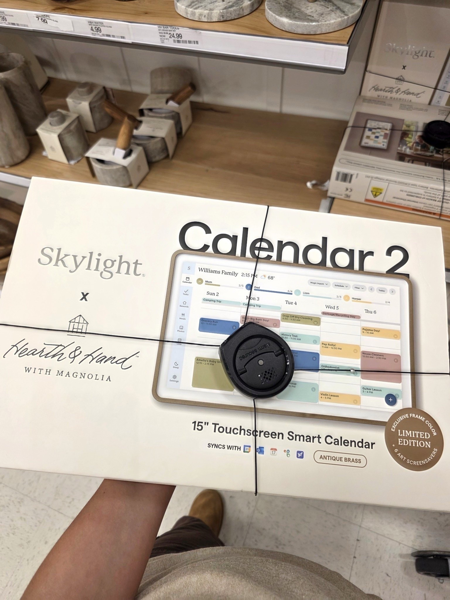 Shop this Skylight x Hearth and Hand with Magnolia Digital Calendar (use your redcard to save 5%) - I love the antique brass frame & this would be my 1st choice if I bought one 😍 Remember get a price drop notification if you heart a post/save a product 😉 

✨️ P.S. if you follow, like, share, save, or shop my post (either here or @renovatingroblessed).. thank you sooo much, I appreciate you! As always thanks sooo much for being here & shopping with me 🥹

| skylight calendar, skylight frame, hearth and hand with magnolia, target finds, target home, from target, at target, @Target , storage basket, storage, gallery wall, knits and shawls, Sunday hoodie, statement coat, kitchen storage, vacation outfits beach, Valentines outfit women,  bedroom, bathroom, chocolate brown outfit, LTK spring sale, snack station, bar cart, brunch tablescape, meta glasses, smart tv, blue dress, body care, dark wash denim, analog hobbies, silver hardware, valentines day outfit women, valentines date night outfit, Bella stretch wide leg jeans, accolade crew neck pullover, patterned tights, lace trim, brooch, romantic knits, Pegasus premium running shoe, cabbage, womens highest rise vintage straight jeans universal thread, gift guide for her, gifts for men, winter white outfits, the love knot slouchy bag, vacation outfits beach, girlfriends valentines day gifts, wife valentines day gifts, valentines day, valentines outfit women, valentines outfits, dress |

#LTKCreatorOwned #LTKCreatorOwnedBrands #WinterTrends #LTKWinterTrends #WorkWear #TopSharedPosts #LTKTopSharedPosts #TrendingCreators #LTKTrendingCreators #PopularToday #LTKPopularToday #TreatYourself #LTKTreatYourself #amandaroblessed #LosAngeles #LTKGiftGuide #LTKFindsUnder100 #LTKFindsUnder50 #LTKSpringSale #LTKfitnessgoals #LTKvlog #LTKPetite #LTKselfcare #LTKBaby #LTKKids #LTKgrwm #LTKSaleAlert #LTKActive #LTKOver40 #LTKSeasonal #LTKmomlife #LTKBump #LTKWorkwear #LTKBeauty #LTKmorningroutine #LTKMens #LTKootd #LTKHome #LTKPlusSize #LTKdayinmylife #LTKstorytime #LTKWedding #LTKTravel #LTKU #LTKTall #LTKfoodie #LTKMidsize