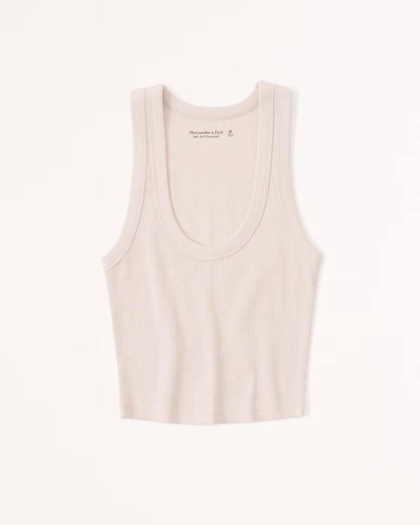 Essential Scoopneck Tank | Abercrombie & Fitch (US)