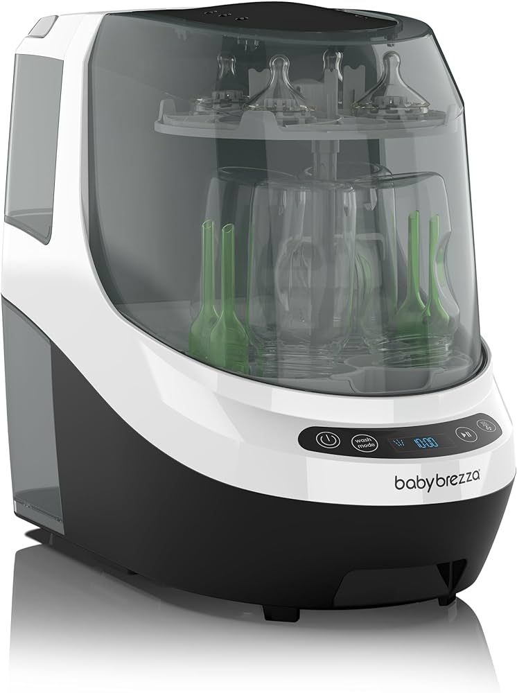 Baby Brezza Bottle Washer Pro - Baby Bottle Washer, Sterilizer + Dryer - All in One Machine Cleans Bottles, Pump Parts, & Sippy Cups - Replaces Hand Washing, Bottle Brushes and Drying Racks | Amazon (US)