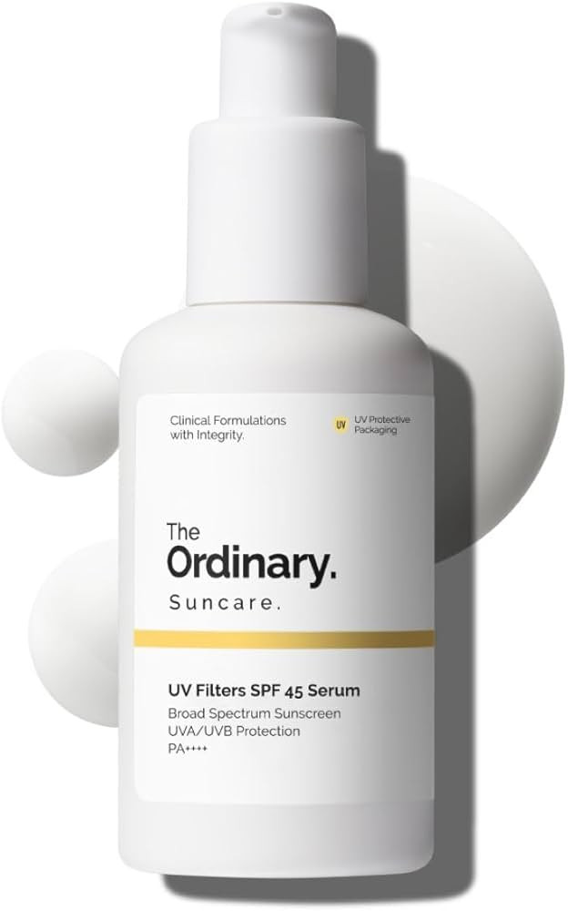 The Ordinary UV Filters SPF 45 Serum Sunscreen for Face, Lightweight Hydrating Broad-Spectrum Sun... | Amazon (US)