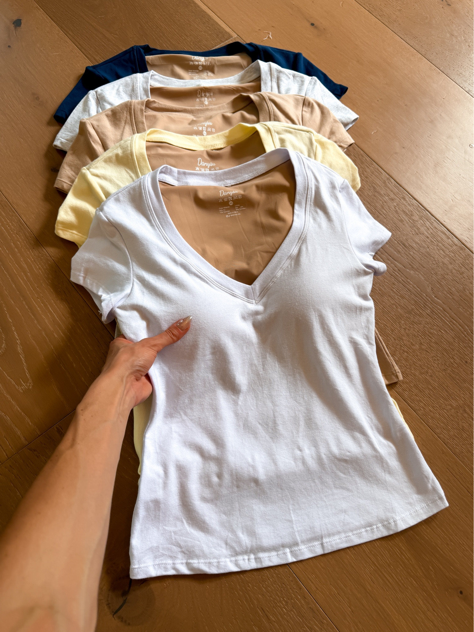 Built in bra tee that’s not see through because it has nude molded cup that’s actually supportive! Wearing a xsmall. Fits true to size.

#LTKootd #LTKdayinmylife #LTKmomlife