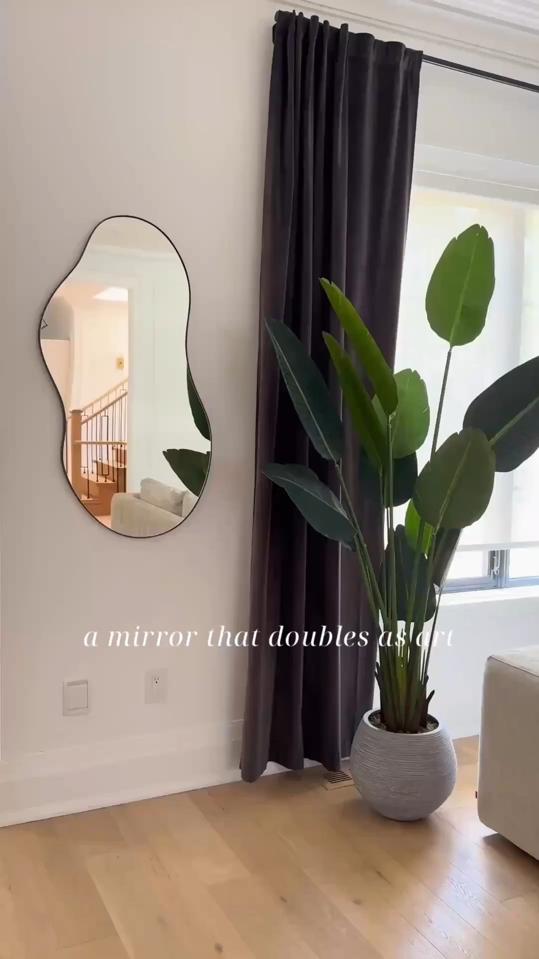 A mirror that doubles as art 💫 love it when function and beauty come together! 

Wall mirror, assymetrical mirror, wall art, home decor, wall decor, mirror, bathroom mirror, decorative mirror, home decor, home finds, Wayfair finds, Amazon finds



#LTKsale #LTKhome #LTKcanada
