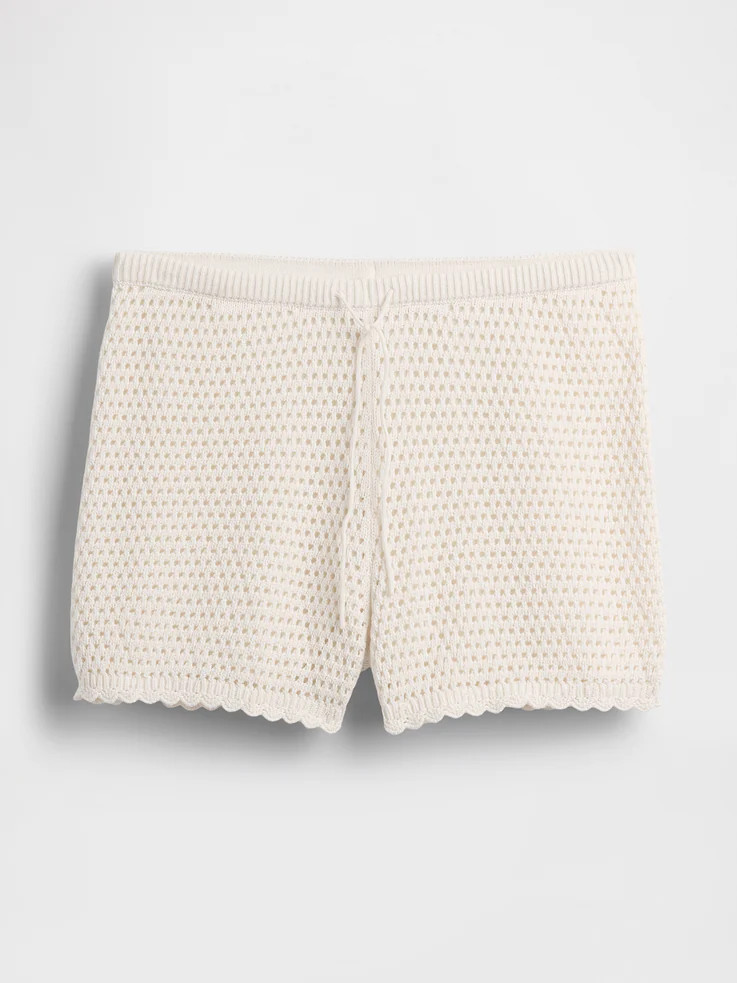 100% Cotton Crochet Easy Shorts | Gap (US)