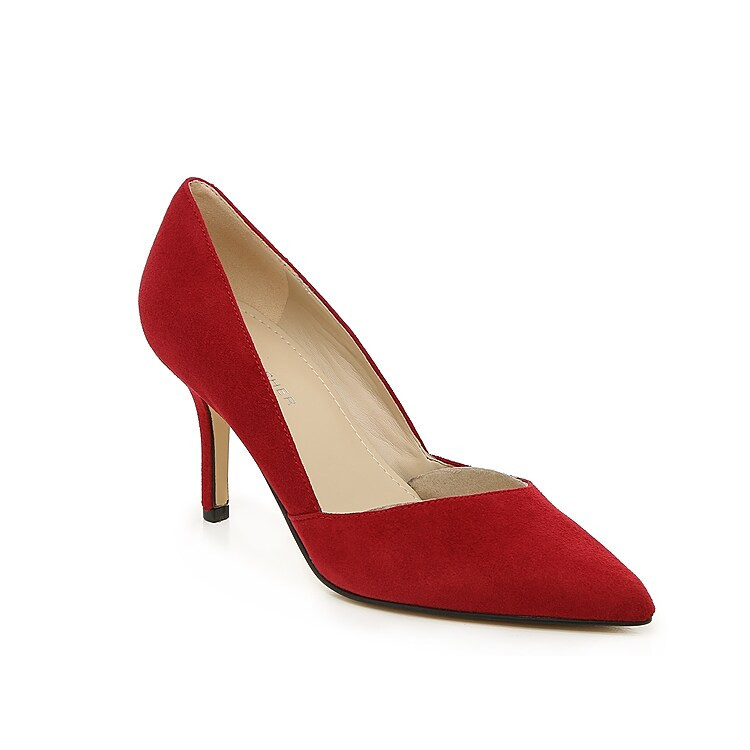 Marc Fisher Tuscany Pump | Women's | Red Suede | Size 5.5 | Pumps | DSW