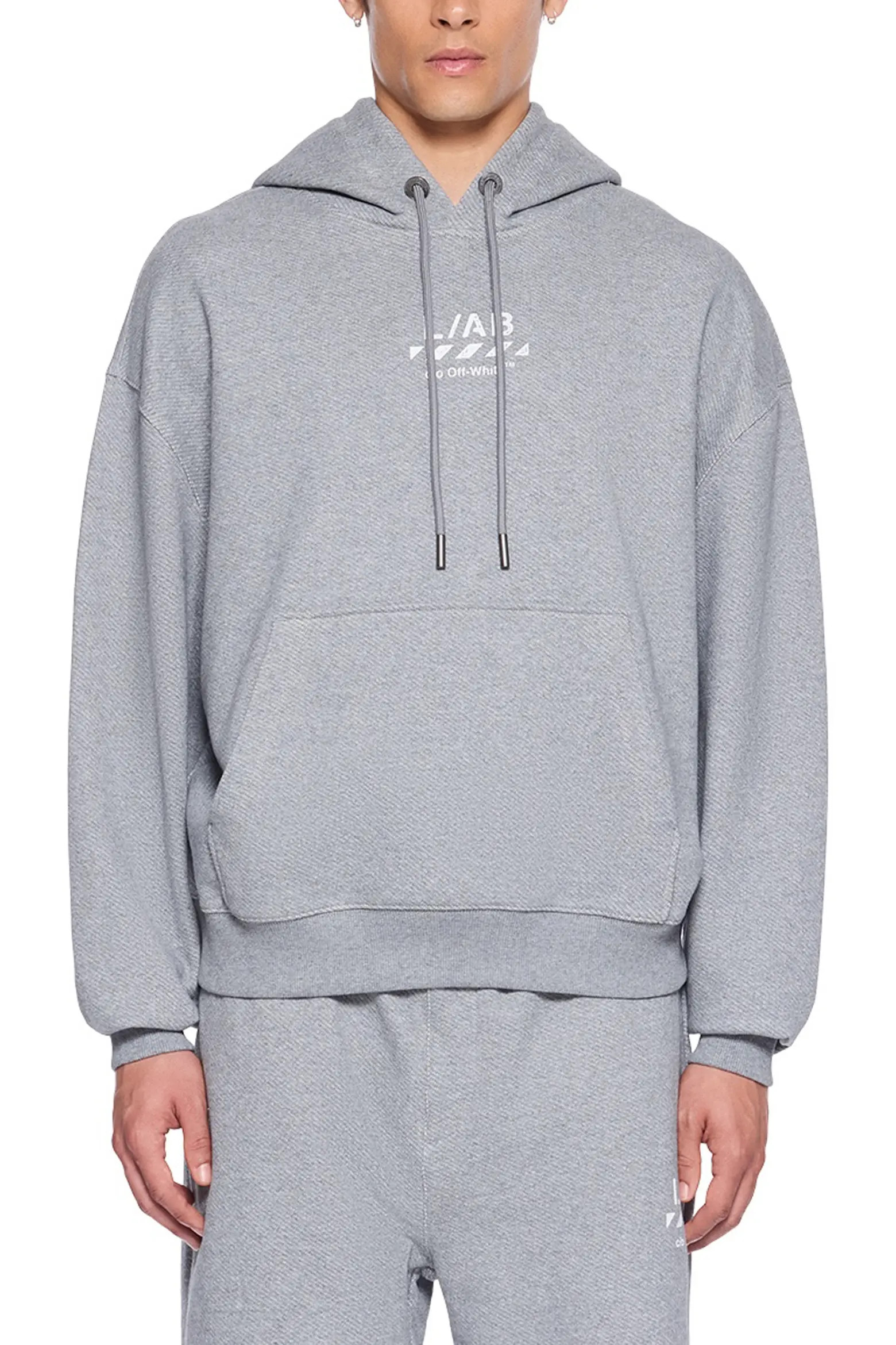 L/AB C/O OFF-WHITE Diagonal Stripe Logo Cotton French Terry Graphic Hoodie (Men) | Nordstrom | Nordstrom