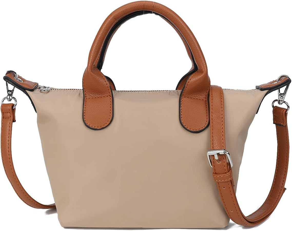 AFKOMST Nylon Crossbody Bags for Women Designer Small Shoulder Purse and Top-Handle Handbag with ... | Amazon (US)