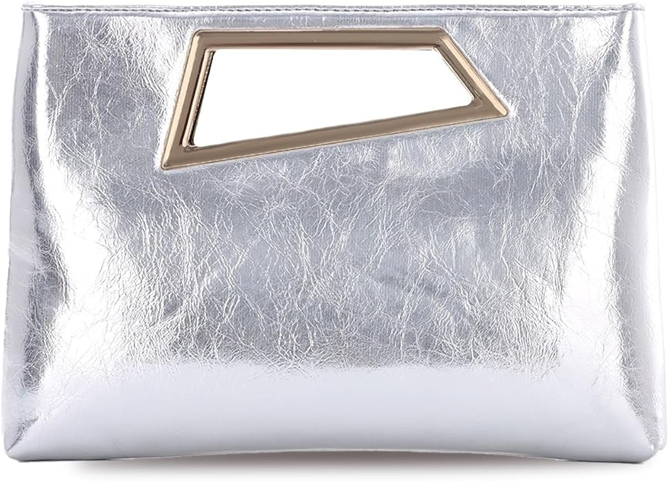 Oweisong Clutch Purse for Women Formal Vegan Leather Evening Handbags Going Out Purse for Wedding... | Amazon (US)