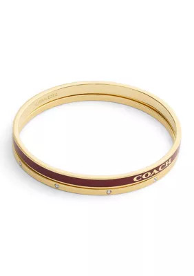 COACH Bangle Bracelet Duo Set | Belk