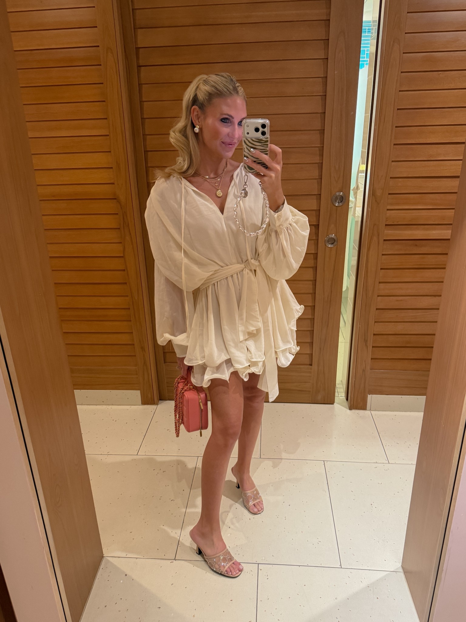 Tonight's outfit for dinner in the Bahamas! Dress is a stunning little white dress from Pretty Little Thing. Shoes are Gucci, my favorite shoes for vacation or fun events  

#LTKgrwm #LTKootd #LTKSeasonal
