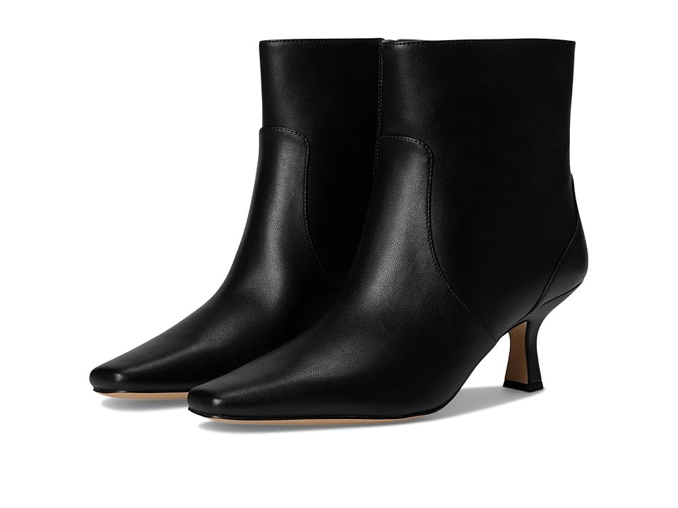 COACH Sculpted C Kitten Heel Bootie Women's Boots Black : 7.5 M, Leather | Zappos