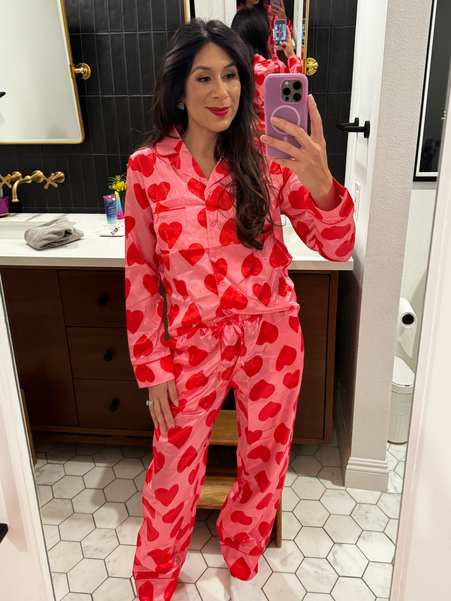 Cutest heart pajamas!! Will be wearing for Valentine’s Day!! 

#LTKSeasonal #LTKFindsUnder50 #LTKGiftGuide