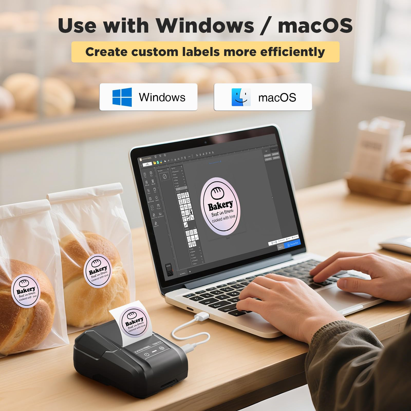 SUPVAN T50M Pro Bluetooth Label Maker Machine with Tape, Wide Waterproof Label, Versatile App wit... | Amazon (US)