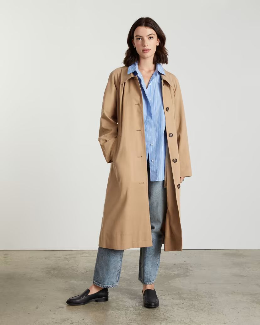 The Gathered Drape Trench | Everlane