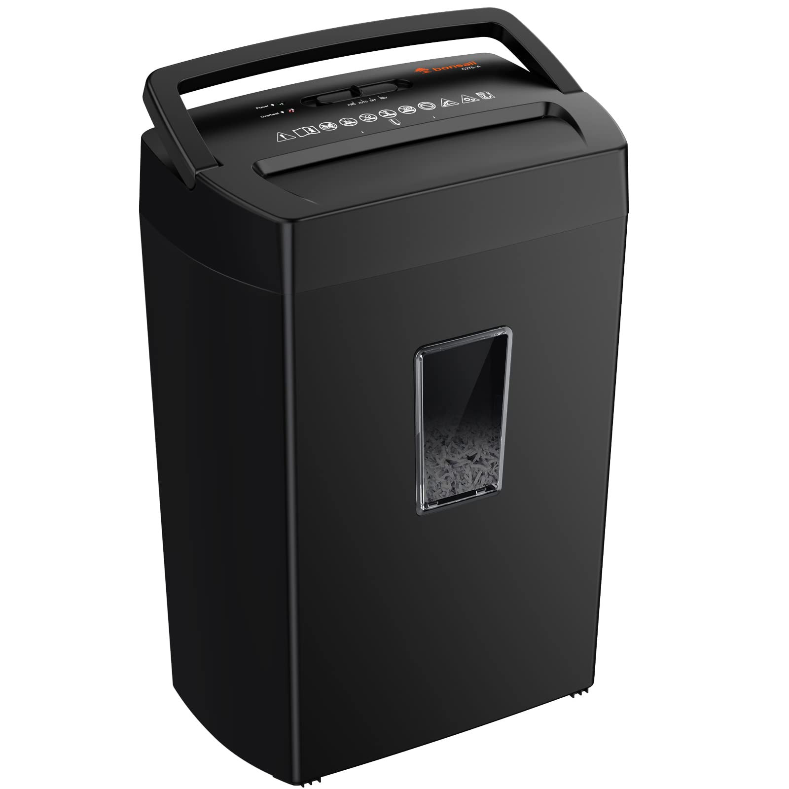 Bonsaii 12-Sheet Cross Cut Paper Shredder, 5.5 Gal Home Office Heavy Duty Shredder for Paper, Cre... | Amazon (US)