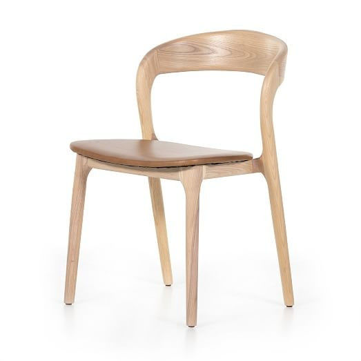 Scooped Ash Wood Dining Chair | West Elm (US)