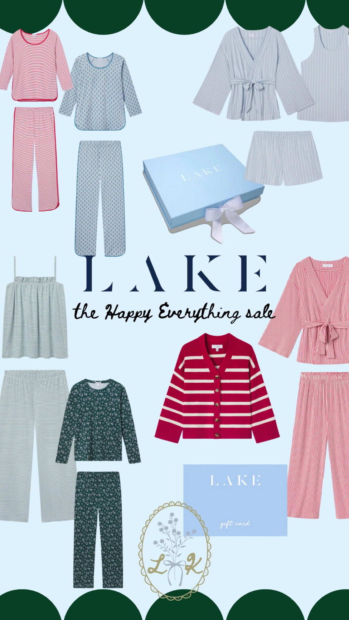 If you haven’t shopped the LAKE Happy Everything sale, now is the time to stock up on gifts & Christmas jammies! I am a size medium 

#LTKHoliday #LTKGiftGuide #LTKCyberWeek