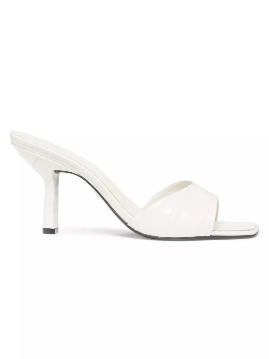 Posseni 90MM Embossed Leather Sandals | Saks Fifth Avenue