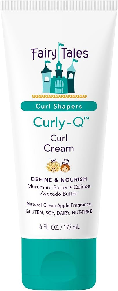 Fairy Tales Curly Q Kids Curl Cream – Lightweight Curl Crème for Curly and Wavy Hair Kids - Pa... | Amazon (US)
