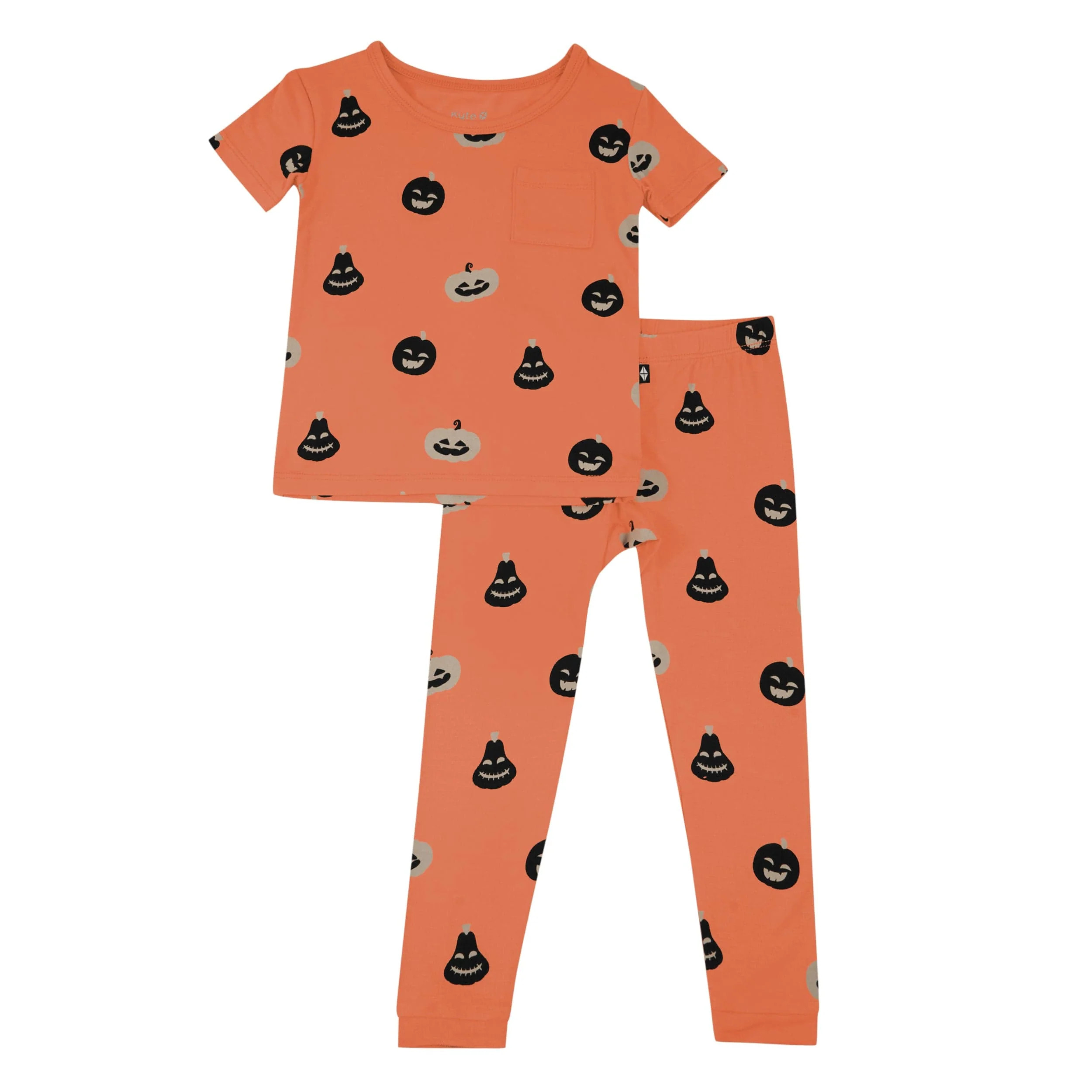 Short Sleeve with Pants Pajamas in Carve | Kyte BABY