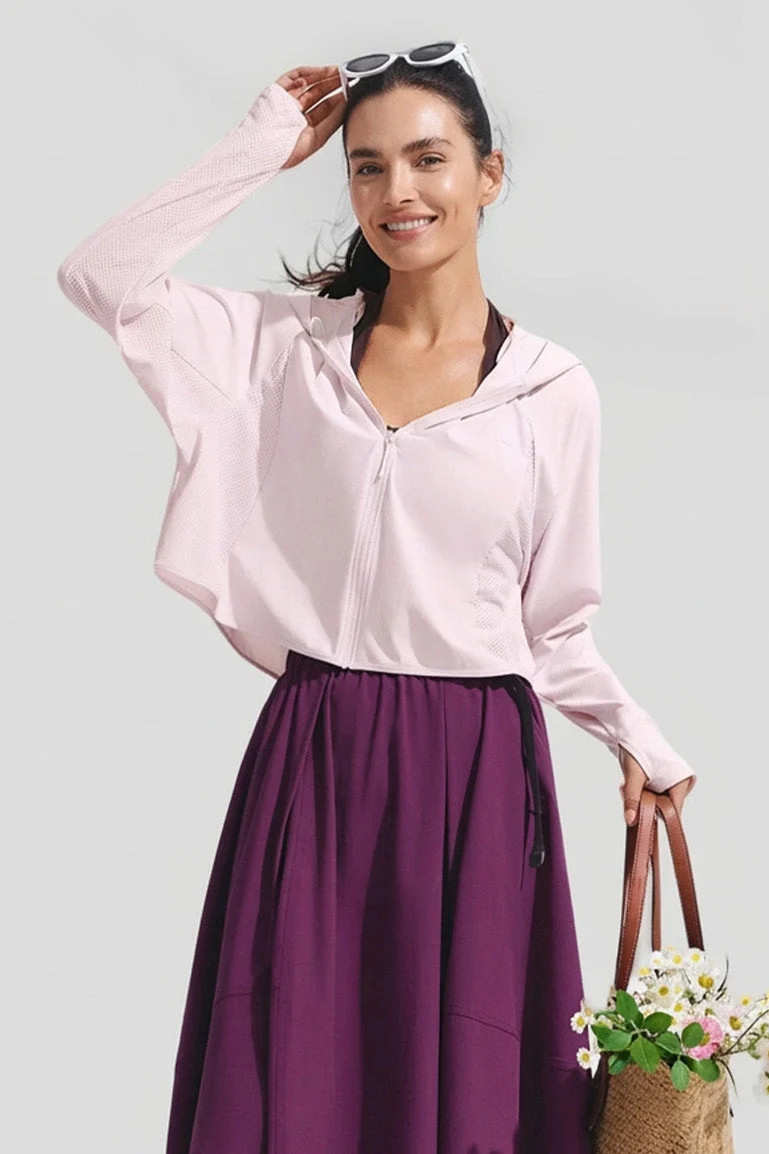 Women's Lightweight Shawl-Style Sun Protection Jacket UPF 100+ UL002 | Beneunder US