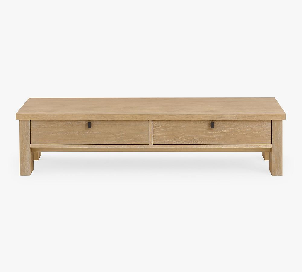 Modern Farmhouse Rectangular Coffee Table (64") | Pottery Barn (US)