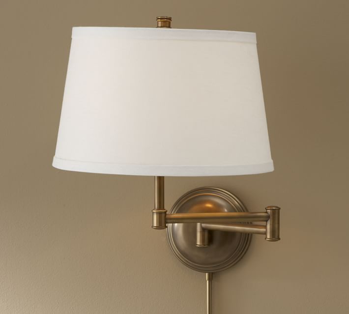 Chelsea Metal Swing-Arm Plug-In Sconce Base | Pottery Barn (US)