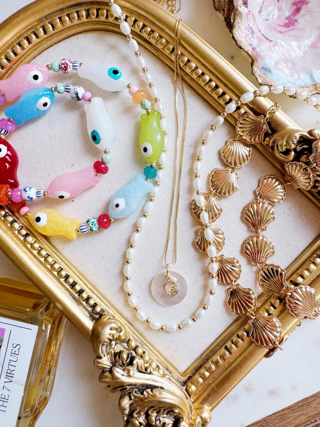 Beach Necklace, Fish Necklace, Fun Beach Necklace, Beach Jewelry - Etsy | Etsy (US)