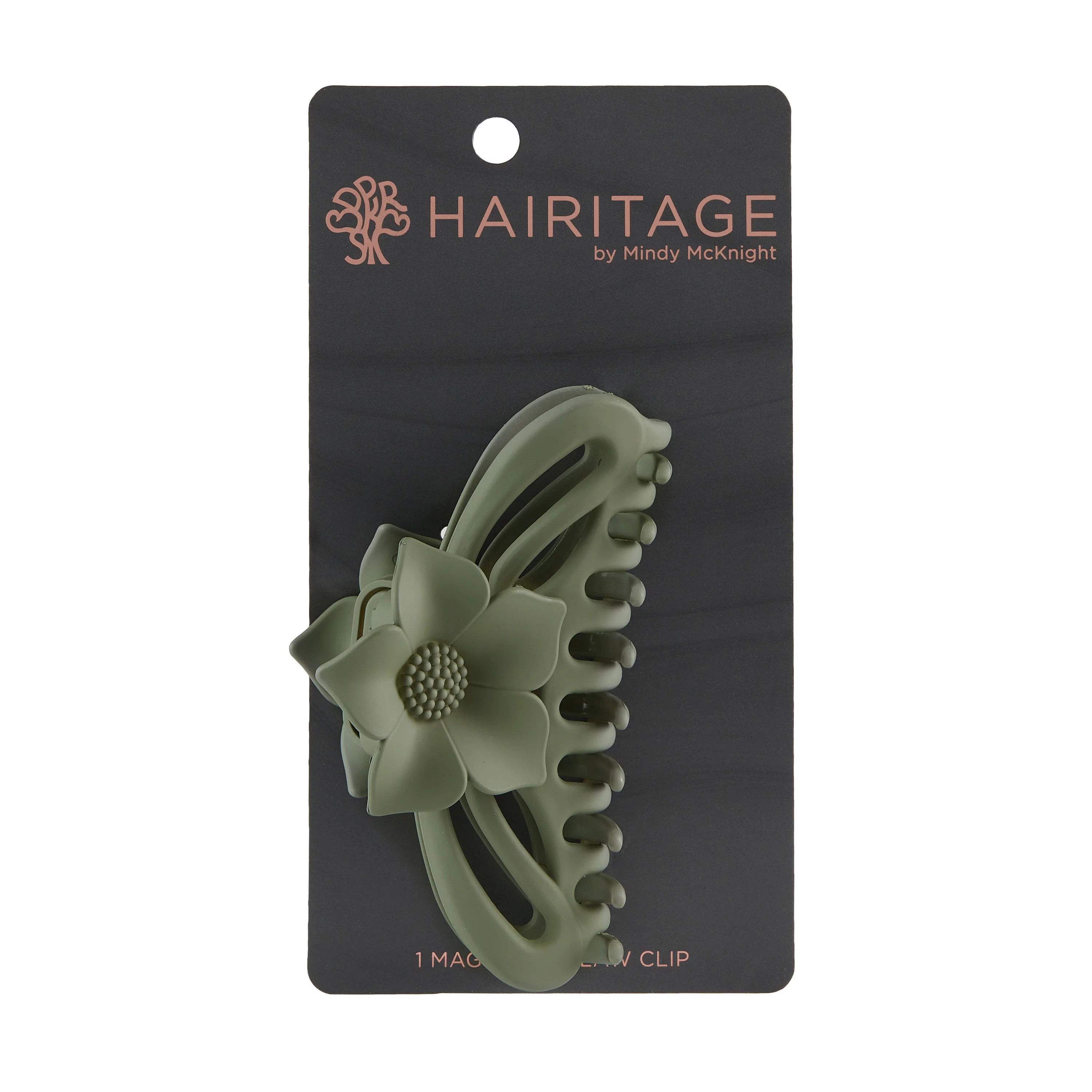 Hairitage Large Magnolia Claw Hair Clip for Women & Girls | for All Hair Types Banana Barrette | ... | Walmart (US)