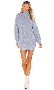 MINKPINK Echoes Knit Dress in Blue from Revolve.com | Revolve Clothing (Global)