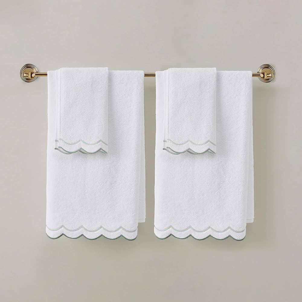 Peri Home 4 Piece Towel Set, 2 Bath Towels 2 Hand Towels, 500 GSM, 100% Cotton Towel for Bathroom... | Amazon (US)