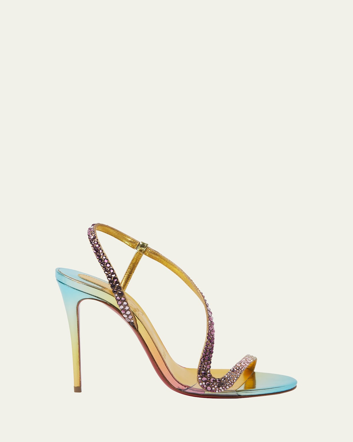 Rosalie Strass Red Sole Slingback Sandals | Bergdorf Goodman