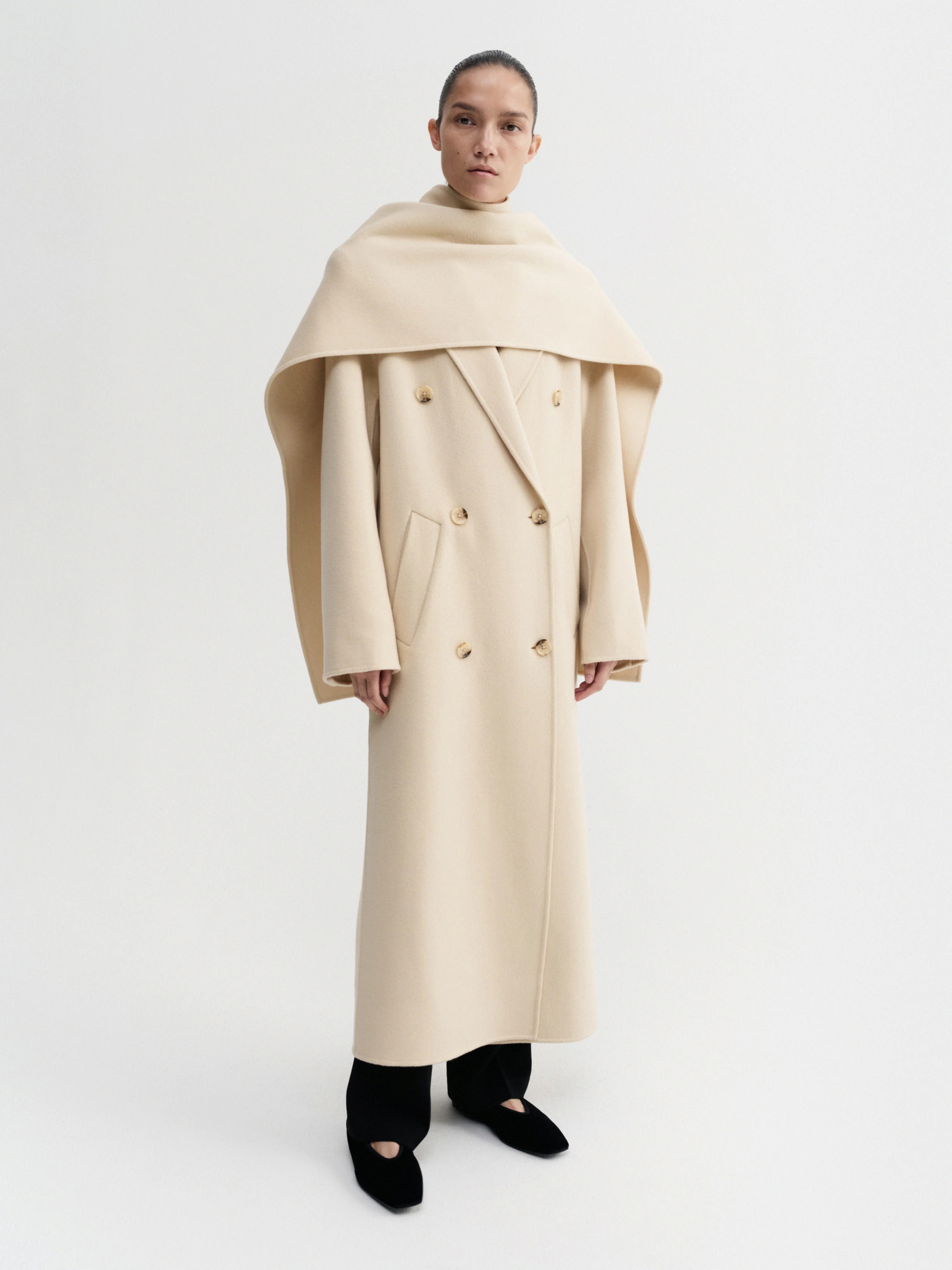 Micha Doublé Scarf, vanilla | Almada Label