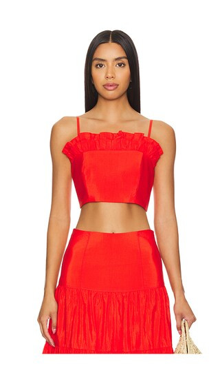 Pyper Top in Deep Tangelo | Revolve Clothing (Global)