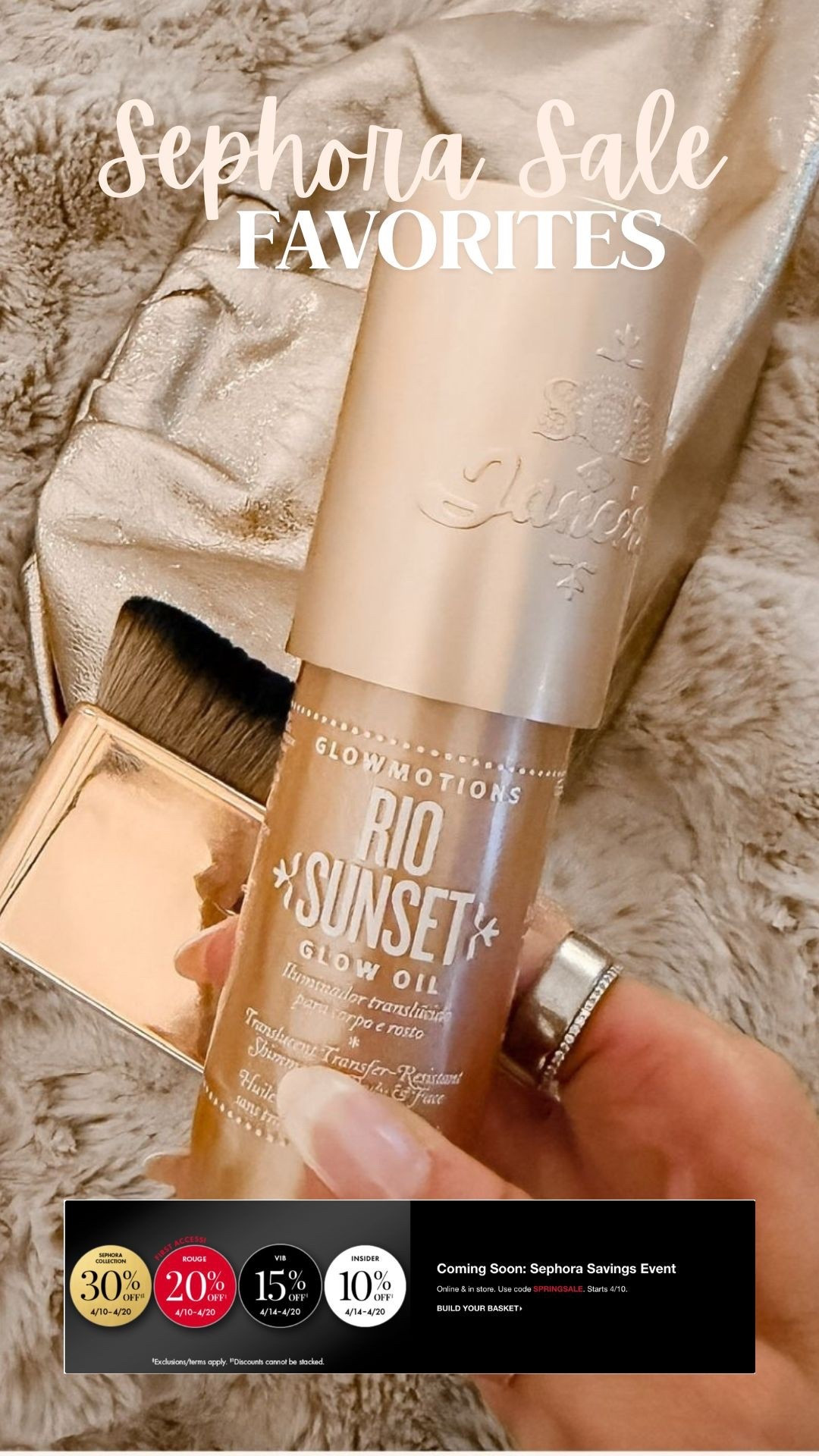 I have been loving this product lately! Especially right now while I’m vacation I love to put it on with my swimwear. Looks to add just an extra glow to my skin. It’s part of the Sephora sale right now so it’s the perfect time to snag it! ✨🩵

#LTKSaleAlert #LTKBeauty #LTKselfcare