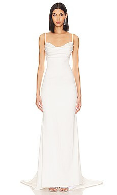 Katie May X Noel And Jean Claudia Gown in Off White from Revolve.com | Revolve Clothing (Global)