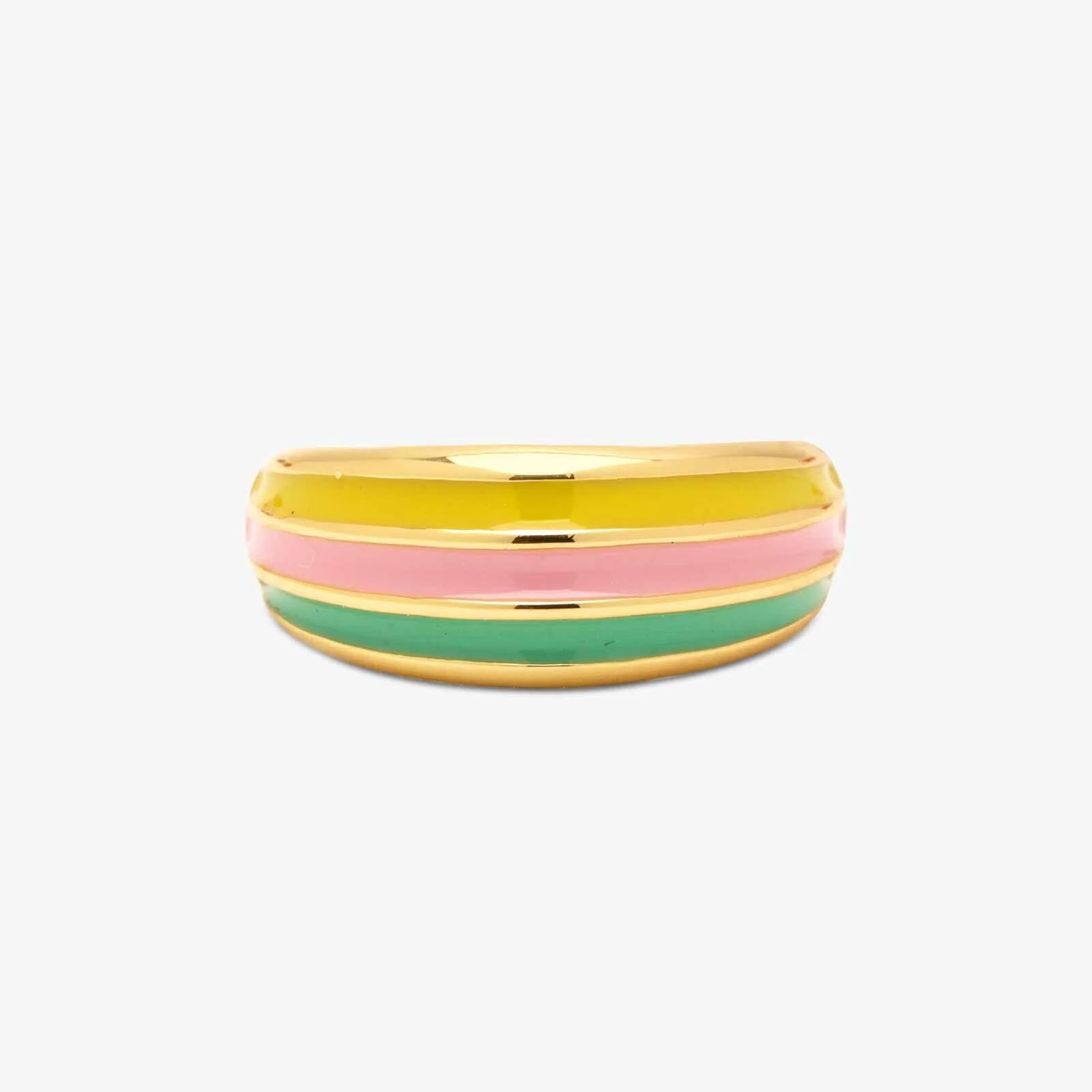 Sunset Striped Dome Ring | Pura Vida Bracelets