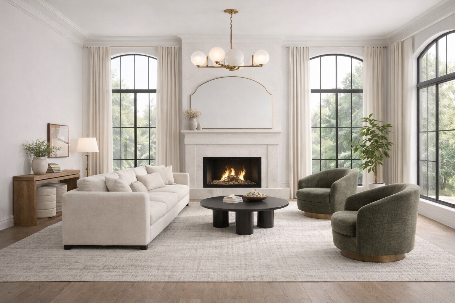 #ad Wayfair inspired living room design! It’s giving an earthy neutral feel with modern lines and organic texture. All of the furniture is from Wayfair here!!

@wayfair #wayfairpartner #wayfairfinds #wayfairhome #wayfair #livingroominspo #livingroom #modernhome #transitionaldesign 

#LTKSaleAlert #LTKHome #LTKSeasonal