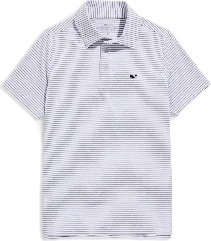 Kids' Bradley Stripe Stretch Polo | Nordstrom