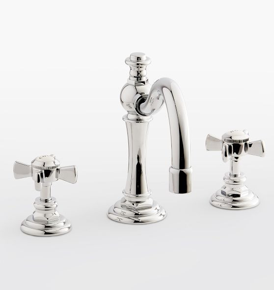 Connor Cross Handle Widespread Bathroom Faucet | Rejuvenation