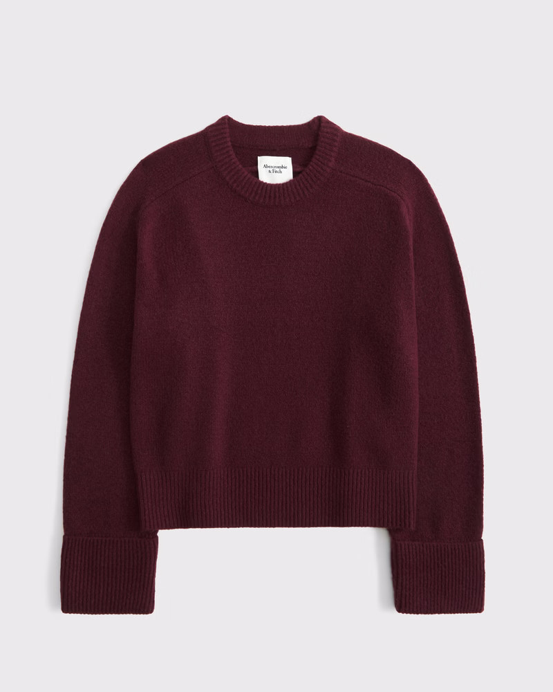 The A&F Madeline Crew Sweater | Abercrombie & Fitch (US)