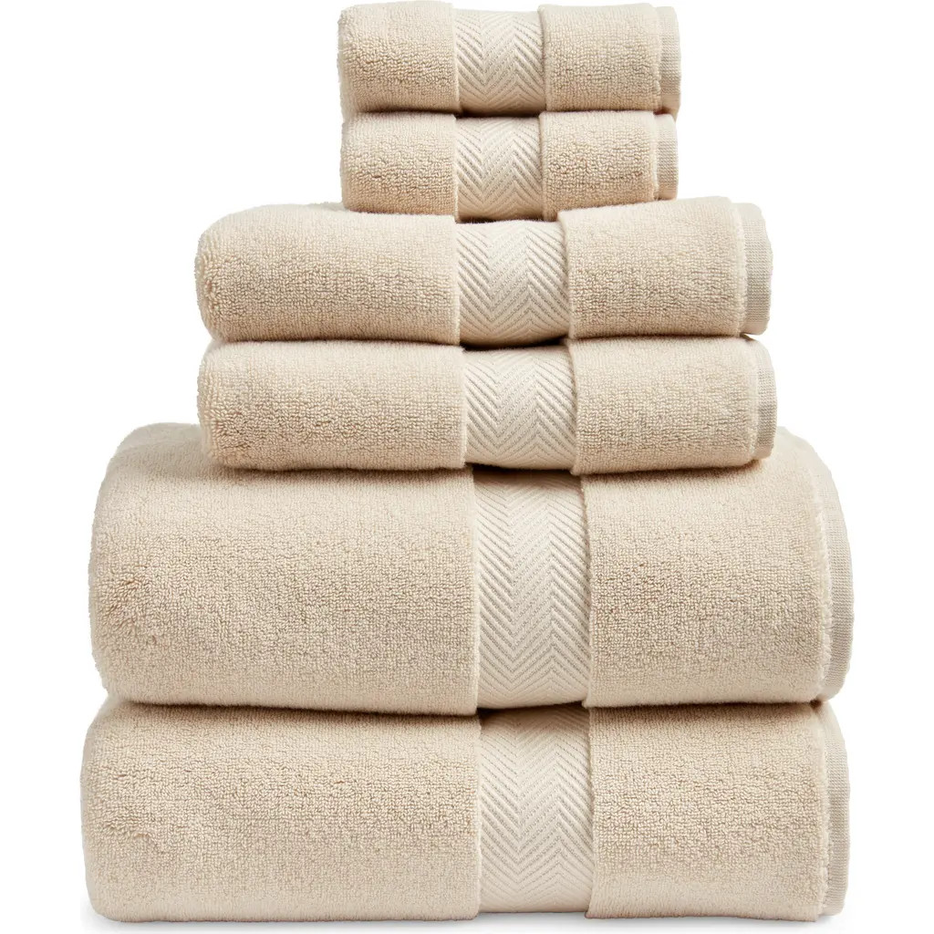 Nordstrom Organic Hydrocotton 6-Piece Towel Set $144 Value in Beige Oatmeal at Nordstrom, Size 6 Piece Set | Nordstrom