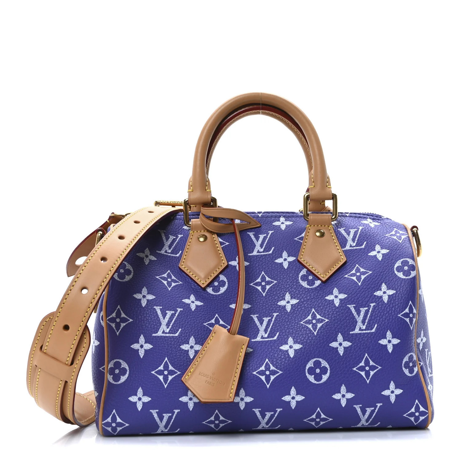 Louis Vuitton Calfskin Monogram Speedy P9 Bandouliere 25 Amethyst 1714288 | FASHIONPHILE (US)