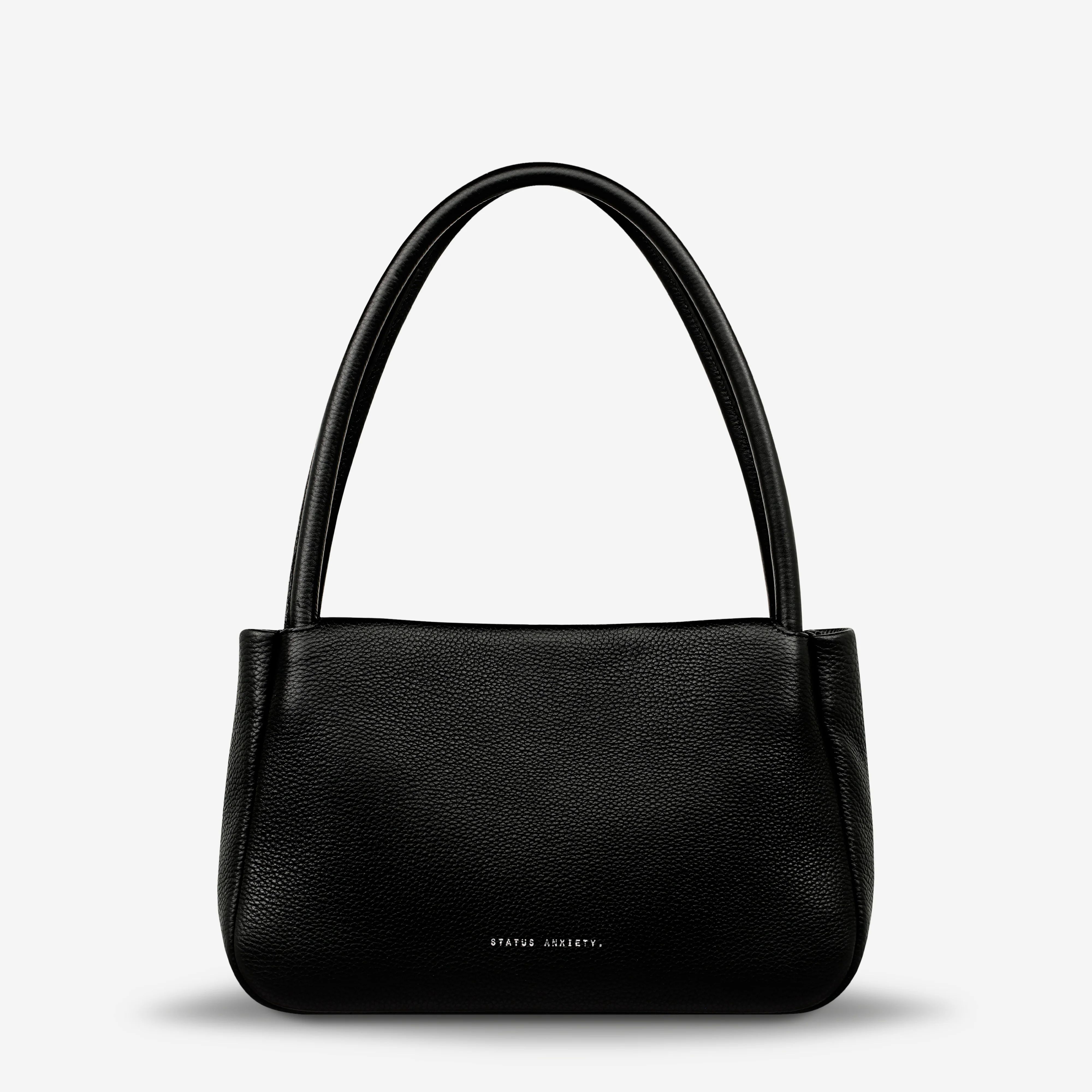 Light Of Day Women's Black Leather Handbag | Status Anxiety® | Status Anxiety 