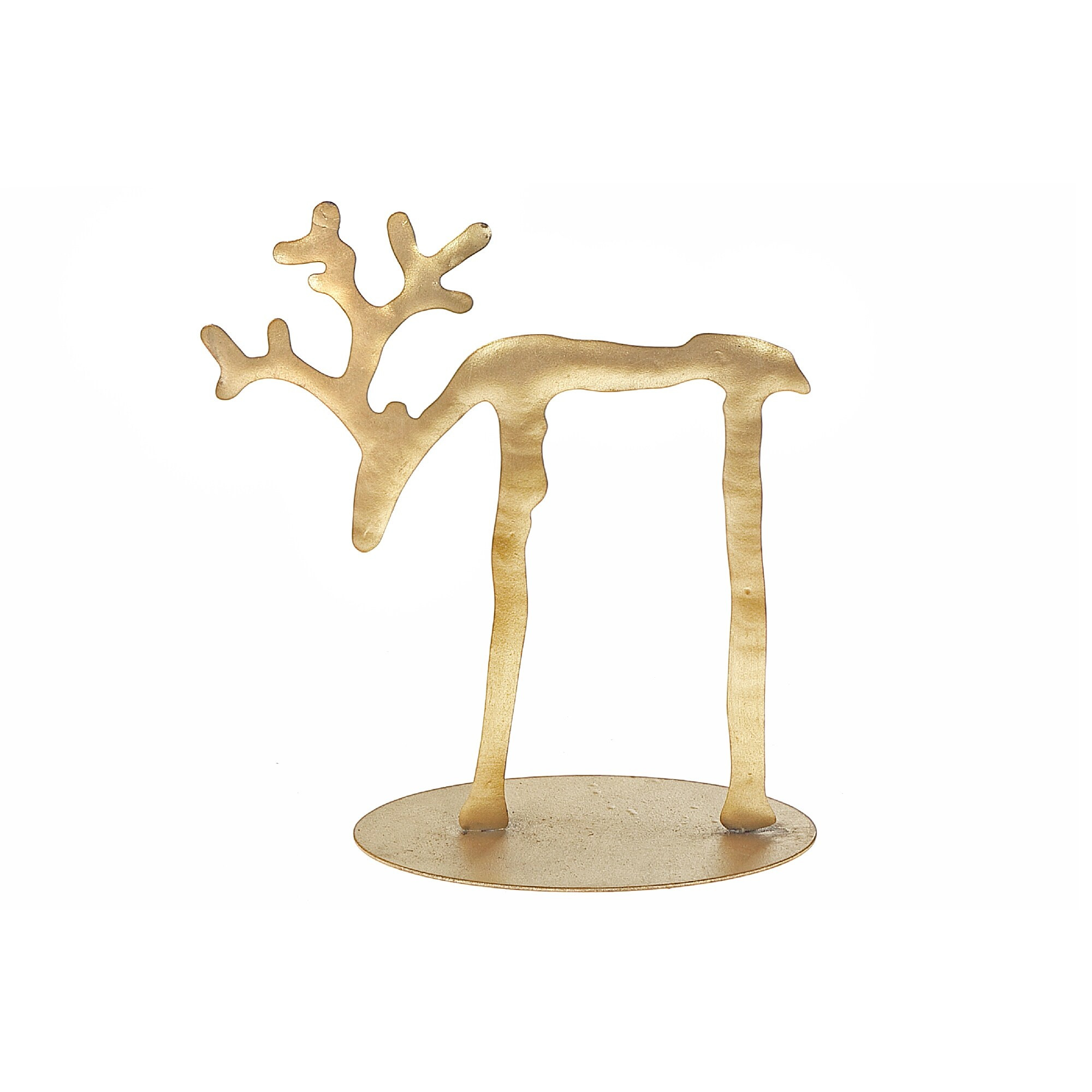 Gold Long Legged Metal Deer | Bed Bath & Beyond