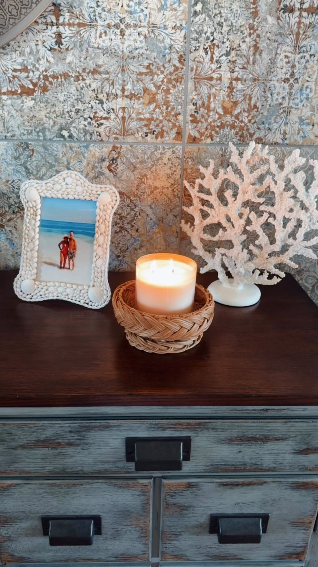 Woven wine bottle coaster doubles as a cute candle holder! ☀️🍷🕯️

#LTKmomlife #LTKSeasonal #LTKHome