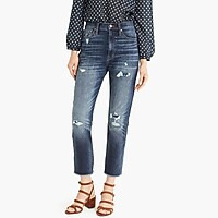 Point Sur high-rise boyfriend jean with raw hems | J. Crew US