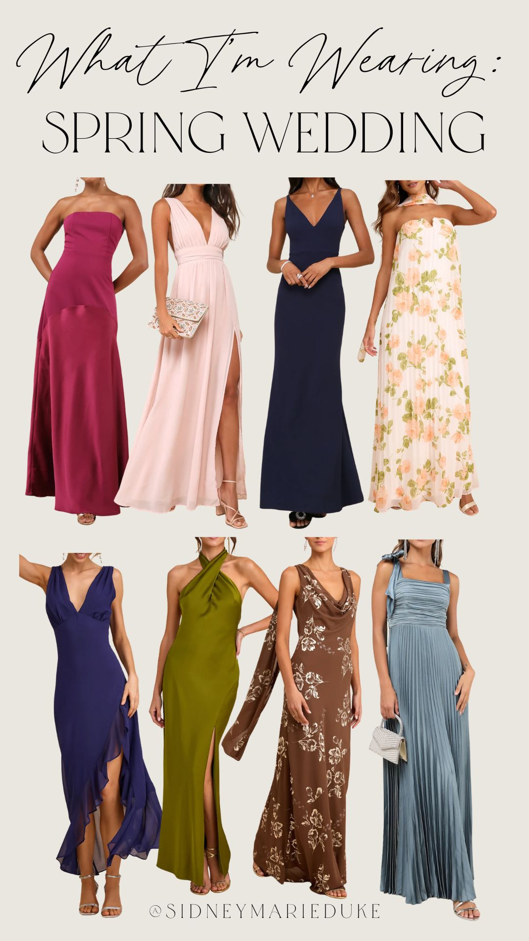  Outfit inspo for spring weddings 🌸

 

#LTKootd #LTKSeasonal #LTKWedding