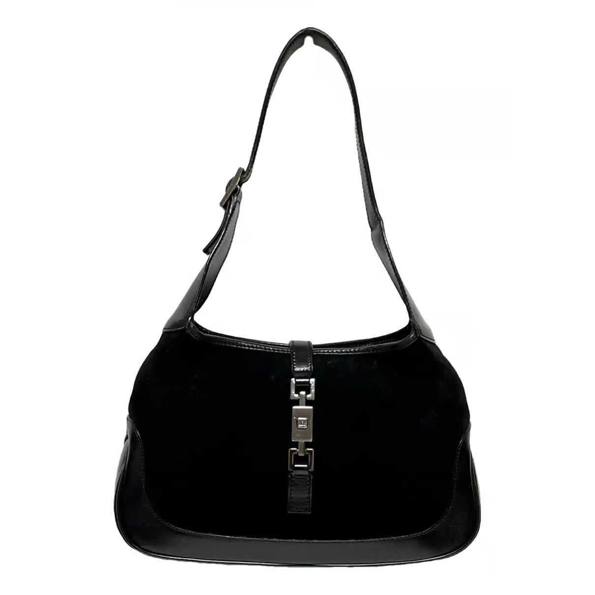 Jackie vintage handbag Gucci Black in Suede - 35329282 | Vestiaire Collective (Global)