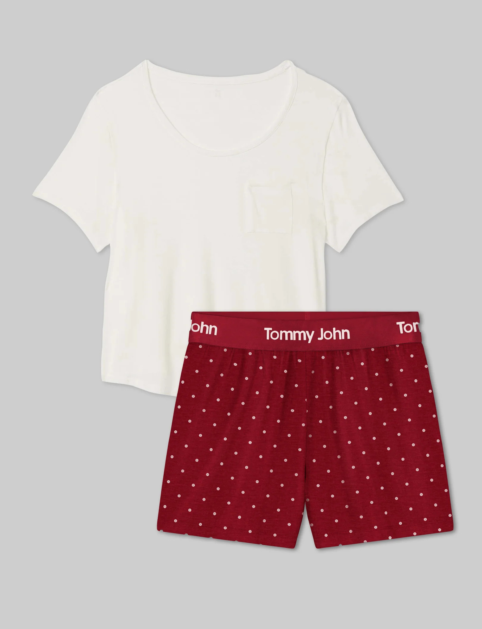 Women's Second Skin Sleep Pocket Tee & Short Set | Tommy John