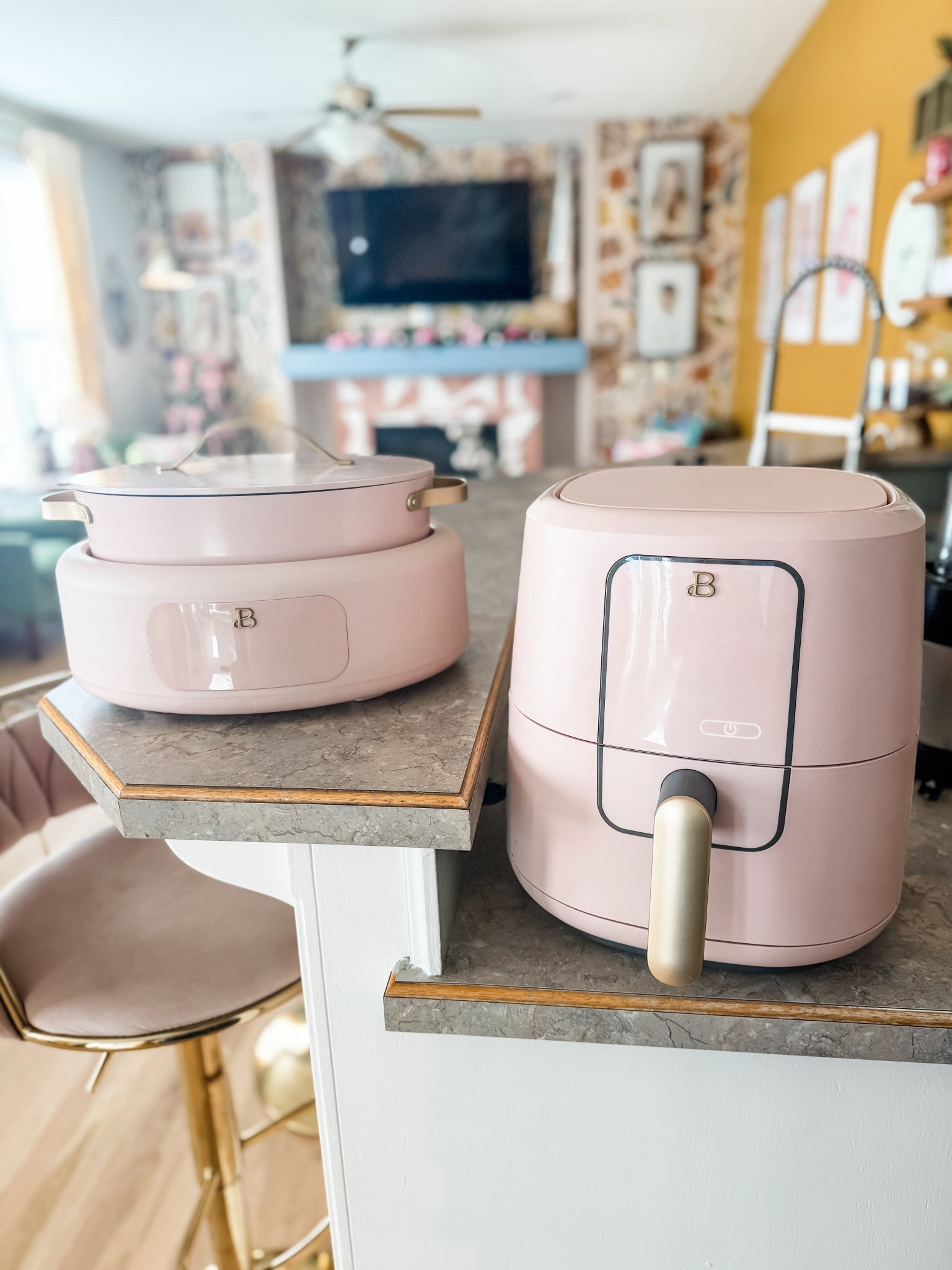 Drew Barrymore kitchen collection, multi cooker crockpot & air fryer (color Rose)

#LTKHome #LTKFindsUnder100